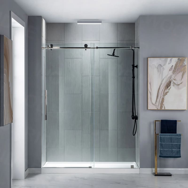 Frameless shower door replacement